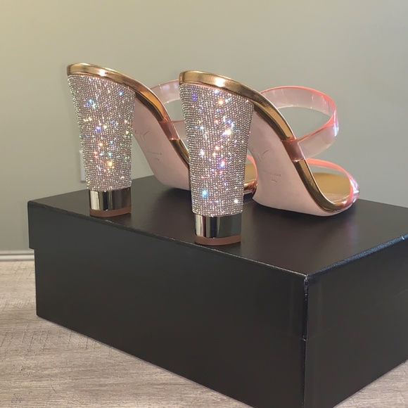 GIUSEPPE ZANOTTI ARYA Sandals Rose Gold - Picture 4 of 9